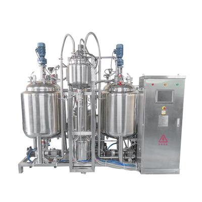 China Equipamento elétrico de mistura de aço inoxidável Linha de produção química PLC controlada para totalmente automática à venda