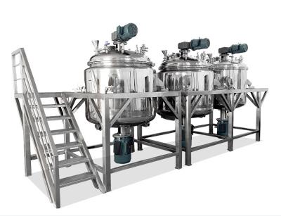 Κίνα 5000kg/h Automatic lotion homogenizer Steam/Electric Heating Multi Function Mixing System προς πώληση