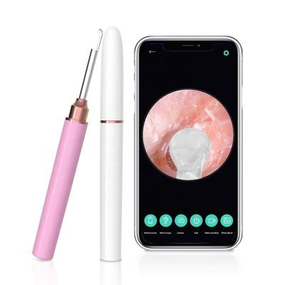 China Portable Ear Cleaner Wireless Endoscope Camera Wifi Ear Wax Spoon Easy Led Earpick Camera for sale