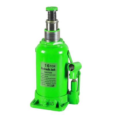 China Double Standard Ram Hydraulic Bottle Jack 16 Ton Heavy Duty Hydraulic Bottle Jack Wtih Safety Valve Car Gigabyte Jack. for sale