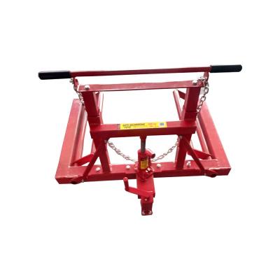 China Altertool Heavy Duty Steels 1500 Pounds Capacity Adjustable Height Double Wheel Dolly Remover With 3 Wheels For Cars Truck Tractor Lifting Assy Tools for sale