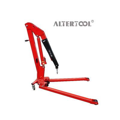 China Altertool Heavy Duty Steels 1 Ton Hydraulic Portable Motor Crane Factory Direct Supply Manufacture TDJ03-3311 Foldable Shop Crane Using 8T for sale