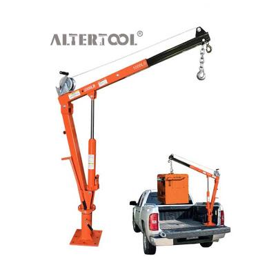 China Crane Ute Direct Folding Motor Crane Manufacture TDJ04-1312W Using 3T Altertool Heavy Duty Steel Factory Supply 2000lbs Motor Hydraulic Jack for sale