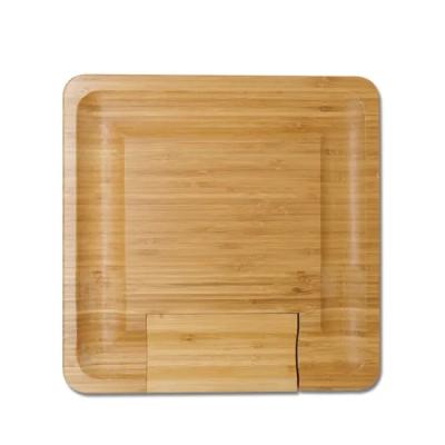 China New Popular Bamboo Cheese Cutting Board Disposable New Popular Bamboo Cheese Cutting Board for sale