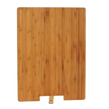 China Sustainable Kitchen Tool Rectangle Shape Block Cutting Bamboo Chopping Board for sale