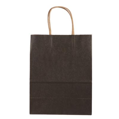 China Recycled Materials Customized Food Bag Fashion Shopping Bag Brown Kraft Paper Bags for sale