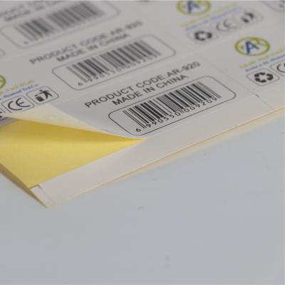 China Waterproof Self Sticker Labels Printed Adhesive Paper Adhesive Paper For Printing for sale