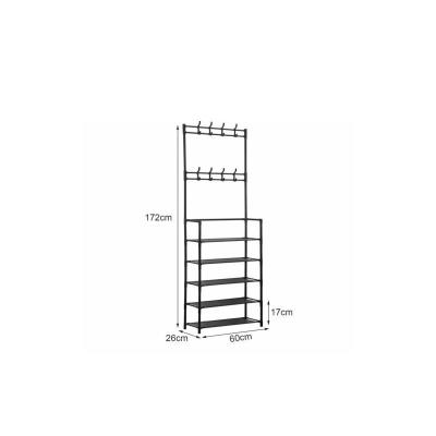 China (Height)Adjustable Outdoor Entryway Shelf Cabinet With Durable 4 Tier Metalnon Woven Shoe Rack for sale