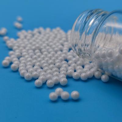 China White Ceramic Shot Peening Beads 3.0mm with Good Electrical Insulator for sale