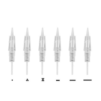 China 8mm Screw Permanent Disposable Tattoo Needles Cartridges For Microblading Permanent Makeup Eyebrow for sale