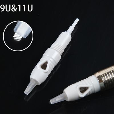 China Permanent Disposable Tattoo Machine Micro PMU Cartridge Screw Needle 9U/11U Charmant Princess MTS Needles for sale