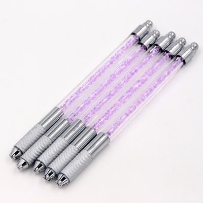 China Hot Selling Permanent Crystal Microblading Embroidery Pen For Eyebrow Eyeliner Tattoo Make Up Pen for sale