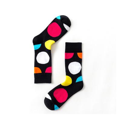 China Viable Polka Dot Socks HC-KCYH003 Irregular Socks Customsocks for sale