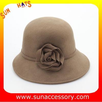 China 1433 Sun Accessory camel  wool felt mid brim hats ,Shopping online hats and caps wholesaling for sale