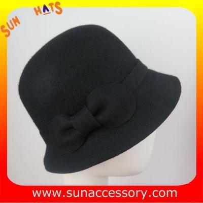 China 2264 Sun Accessory customized fashion winter wool felt  cloche hats  ,women hats and caps wholesaling for sale