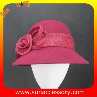 China 2325 Sun Accessory customized fashion winter wool felt fashion style  hats  ,women hats and caps wholesaling for sale