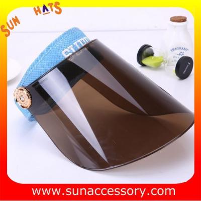 China AK16102 PVC sun visor summer hats , promotion hats and cap for sale for sale