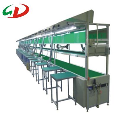 China SD Belt Conveyor LED Assembly Line SMT PCB PCBA 1 Year Warranty 100W Online Support for sale