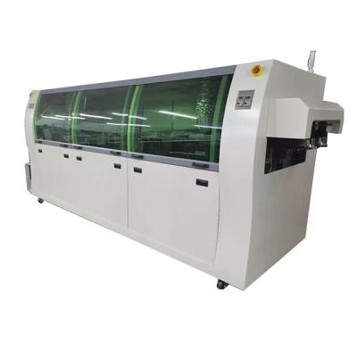 China automatic pcb wave soldering pot wave soldering conveyor unload for sale