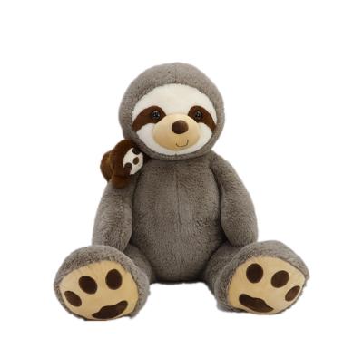 China OEM Realistic Stuffed Plush Toy Kids Gift Plush Sloth Bear Baby - Doll Stuffed Sloth for sale