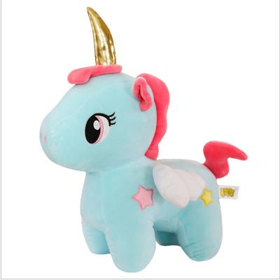 China Chinese Plush Factory Wholesale Custom Soft Animal Baby Plush White Unicorn Stuffed Toy for sale