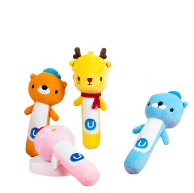 China Soft Sensory Activity Toy Plush Animal Baby U-deerlet First Rattle Soft High Quality Education Baby Soft Toys for sale