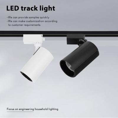 China Modern 360 Degree Adjustable High Quality Commercial Track Light Aluminum Track Lighting 10w 20w 30w 40w 50w Led Track Lights for sale