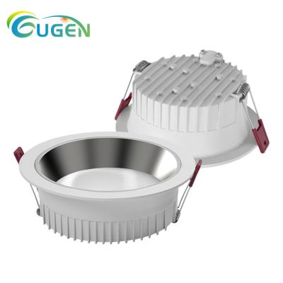 China Modern Energy Saving COB SMD Anti-Vertigoled Downlight Led Commercial Lighting For Hotel 7w 12w 15w 24w Down Lights for sale