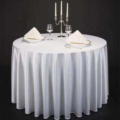 China Color-fast customizable washable indelible tablecloth for wedding hotel banquet for sale