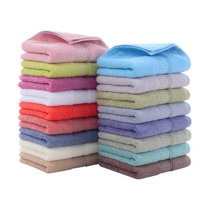 China Wholesale Customized Disposable Pure Cotton Bath Towel Face Towel High Quality Hand Towel for sale