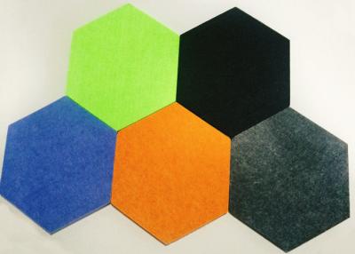 China Aufnahmestudio Hexagon Akustische Wandplatten Polyesterfaser PET Schalldämpfer zu verkaufen