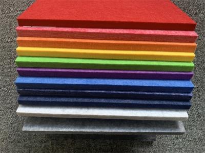 China B Level Polyester Fiber Acoustic Panel , Furniture Pet Felt Sound Panels for sale