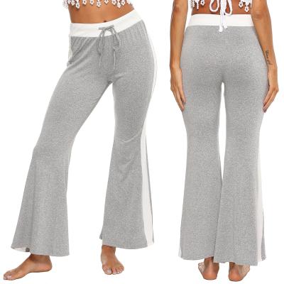 China Illegally Sold Product Leg Women's Pajamas Anti-Wrinkle Drawstring Pants Comfortable Casual Palazzo Palazzo Pants for sale