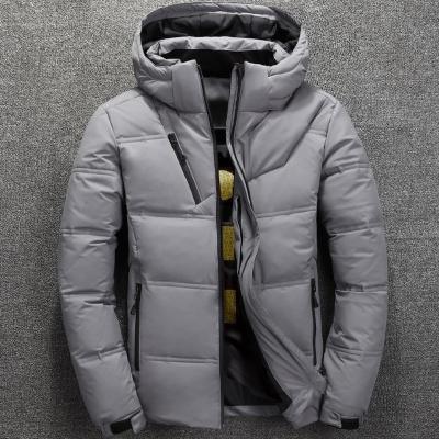 China Male Warm Duck Down Jacket 2019 Winter Waterproof Men's Jacket Mens Updraft Parka Coat Black Red Thick Snow White Outwear F111404 for sale