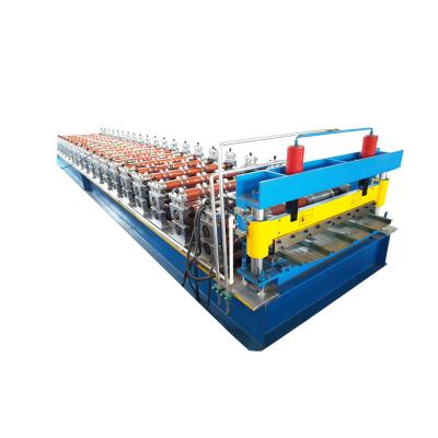 China Hotels Trapezoidal Profile Roof Roll Forming Machine for sale