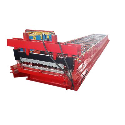 China Factory Automatic High Rib Roof Tile Sheet Panel Roll Forming Machine For Sale for sale