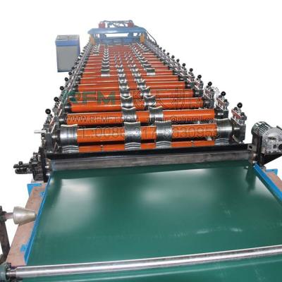 China Construction worksÂ   Customized Automatic Roofing Profiles Sheet Roll Forming Machine Glazed Tile Making Machine for sale