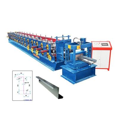 China Garment Shop Full Automatic Z Section Steel Profile Formed Light Steel Purline Roll Forming Machine For Sale for sale