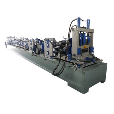 China Hotels Steel C U Z Purlin Roll Forming Machine Frame Of A Cold Forming Building Machine for sale