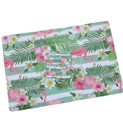 China Viable Direct Wholesale Unique Design Fashion Good Quality PVC Canvas Place Mat For Dining Table for sale