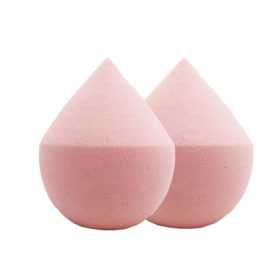 China Logo Pink Color Coconut Shape Washable Non-latex Soft Base Beauty Care Makeup Sponge Tools Customized for sale