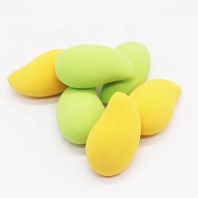 China New Arrivals Soft Mango Form Color Non-latex Face Foundation Beauty Puff Blender Hydrophilic Private Label Customized Sponge for sale