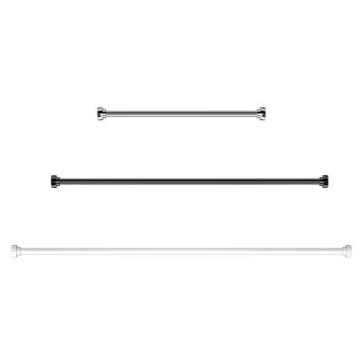 China Viable Thickened Universal Adjustable Balcony Bedroom Telescopic Stainless Steel Cabinet Rod Clothes Hanging Rod for sale