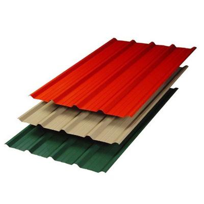 China Hot Selling Construction /Industry /Building 1250mm Width Color Coated Corrugated Galvanized Aluminum Sheet / Corrugated Tile for sale