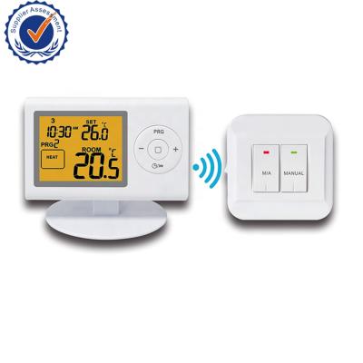 China Home Use Contemporary Electric Temperature Controller Thermostat, Wifi Radio Digital Smart Programmable Thermostat for sale