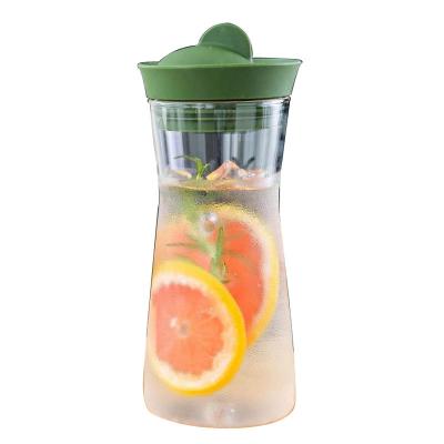 China WITH LID creative glass water bottle with tea filter cold brew coffee bottle tea cup fruit soak kettle for sale