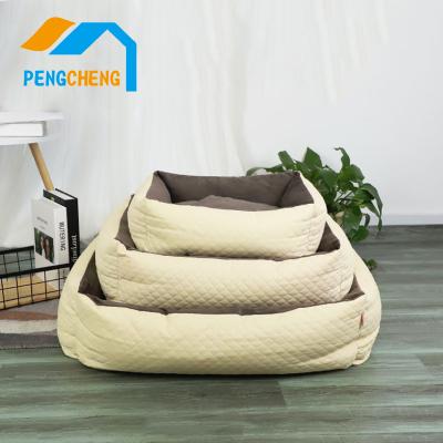 China Sales Manufacturer Wholesale Warm Breathable Pet Dog Kennel Oxford Pet Cushion Waterproof Dog Sofa Pet Bed for sale