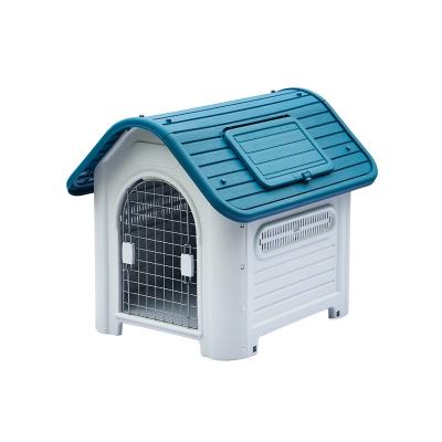 China Viable Plastic Waterproof Outdoor Dog Cage Outdoor Dog Cage Four Seasons Large Pet Villa for sale