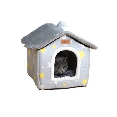 China Breathable Creative Pet Room Warm Winter Indoor Cat Bed House For Cat for sale