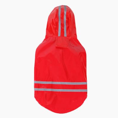 China Durable Warm Outdoor Pet Raincoat Clothes Hooded Doggie Equipments Pet Clothes for sale